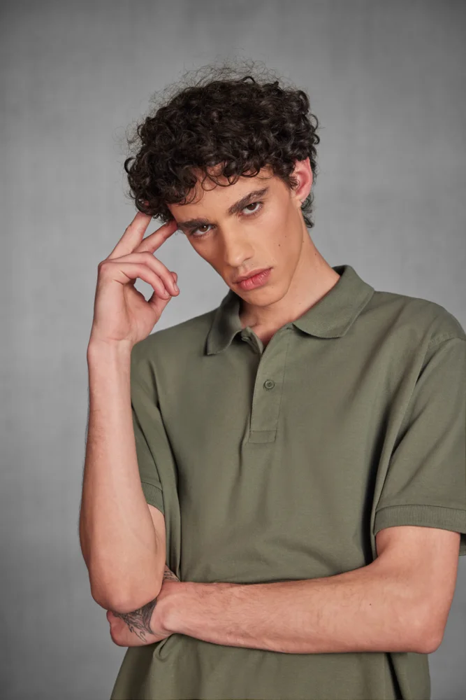 Schweres Piqué Polo