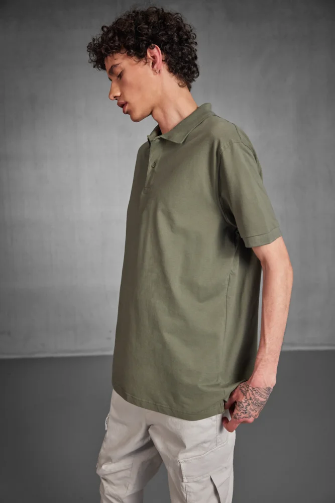 Schweres Piqué Polo