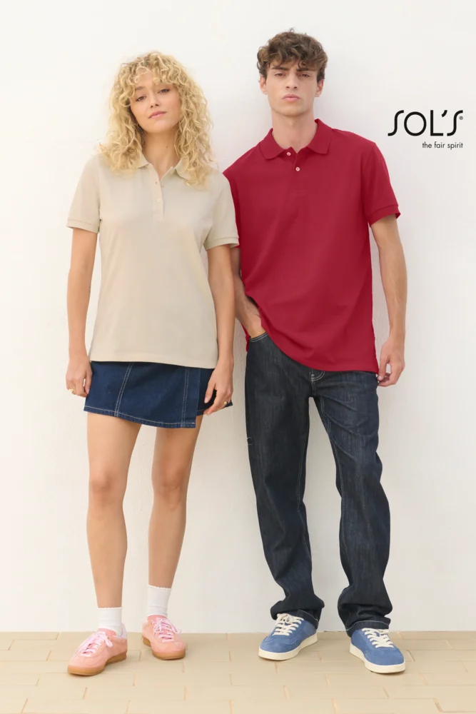 Schweres Unisex Piqué Polo