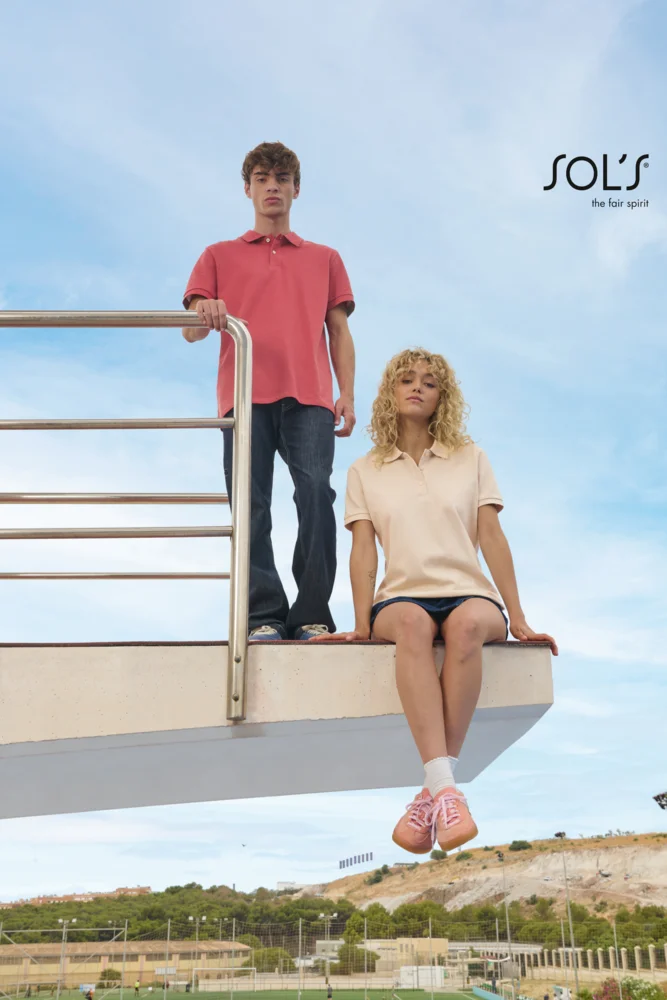 Schweres Unisex Piqué Polo