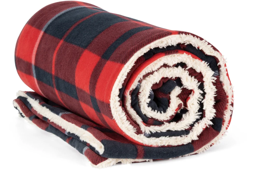 Sherpa Fleece Decke