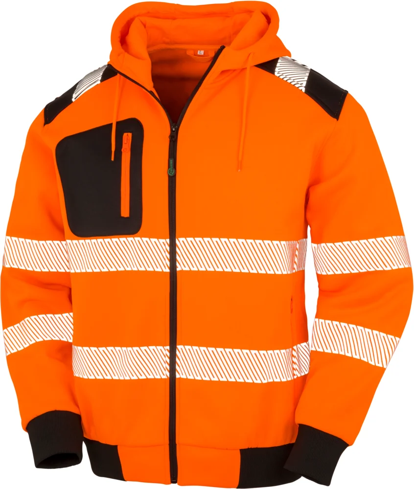 Safety Hooded Sweat Jacket