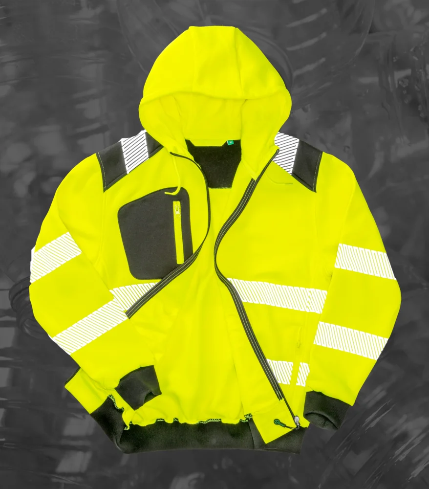 Safety Hooded Sweat Jacket