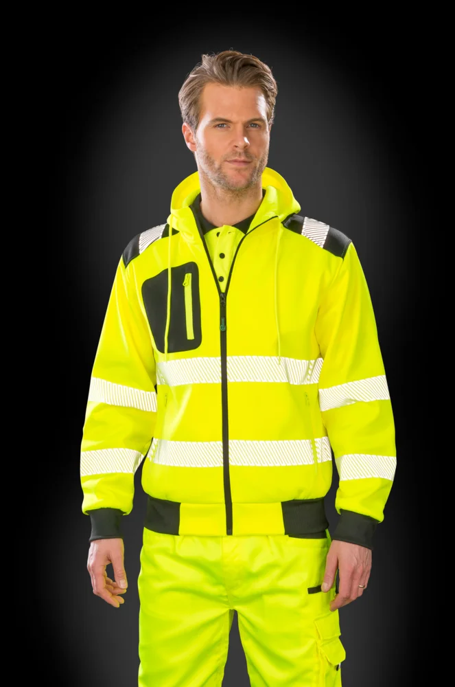 Safety Hooded Sweat Jacket