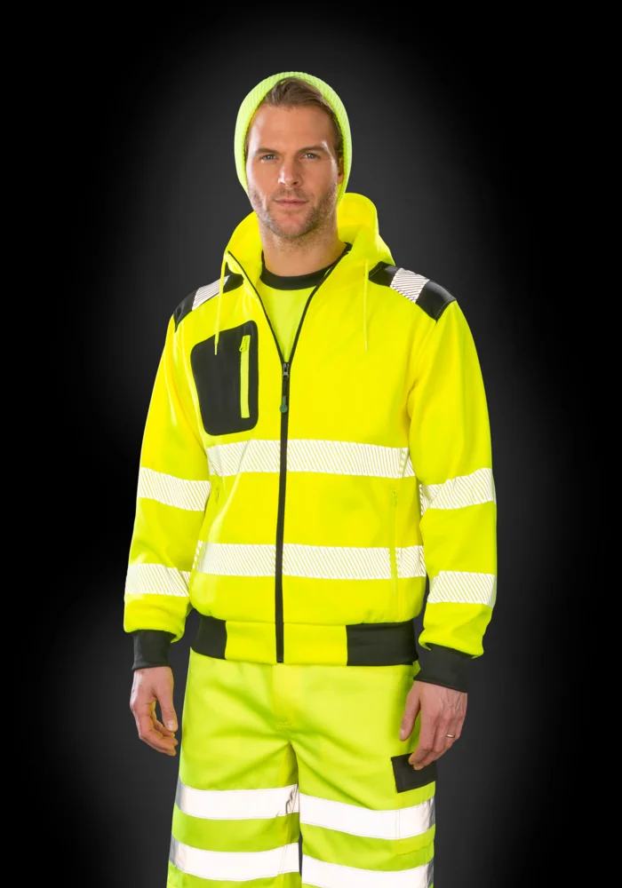 Safety Hooded Sweat Jacket