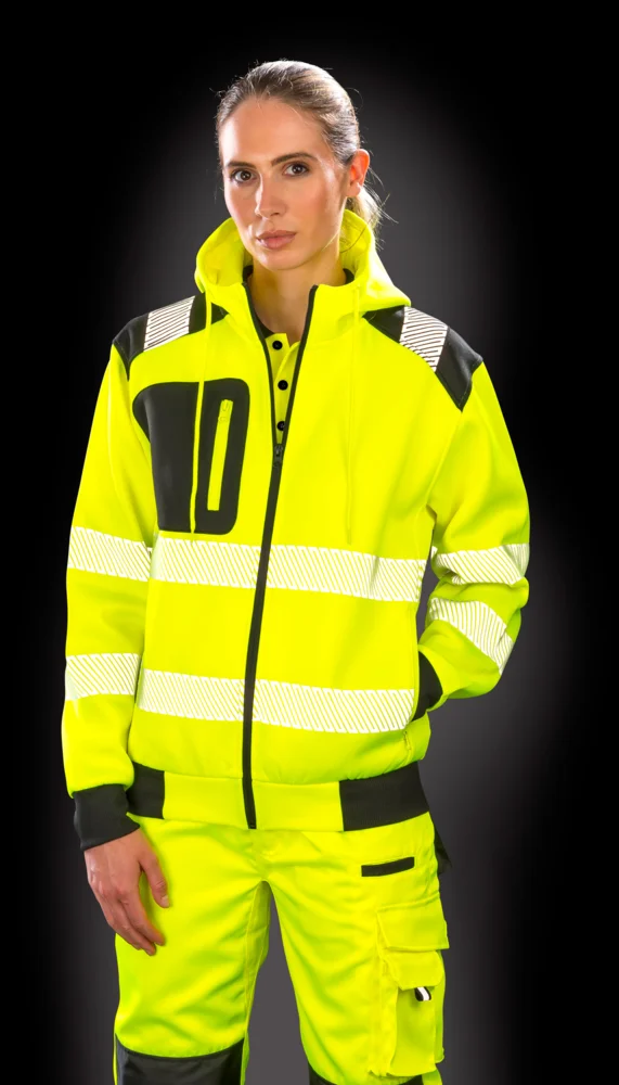 Safety Hooded Sweat Jacket