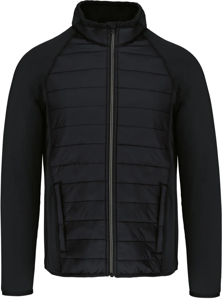 Sportliche Hybrid Stretch Jacke