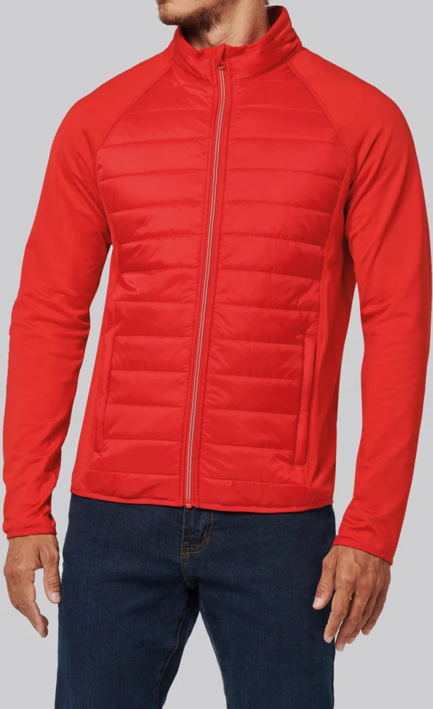Sportliche Hybrid Stretch Jacke