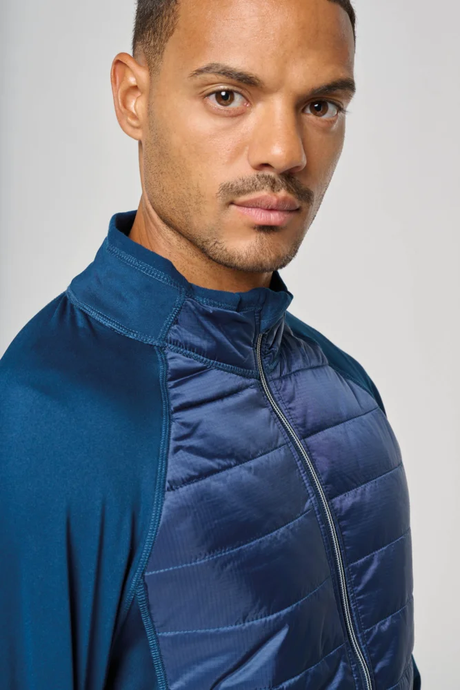 Sportliche Hybrid Stretch Jacke