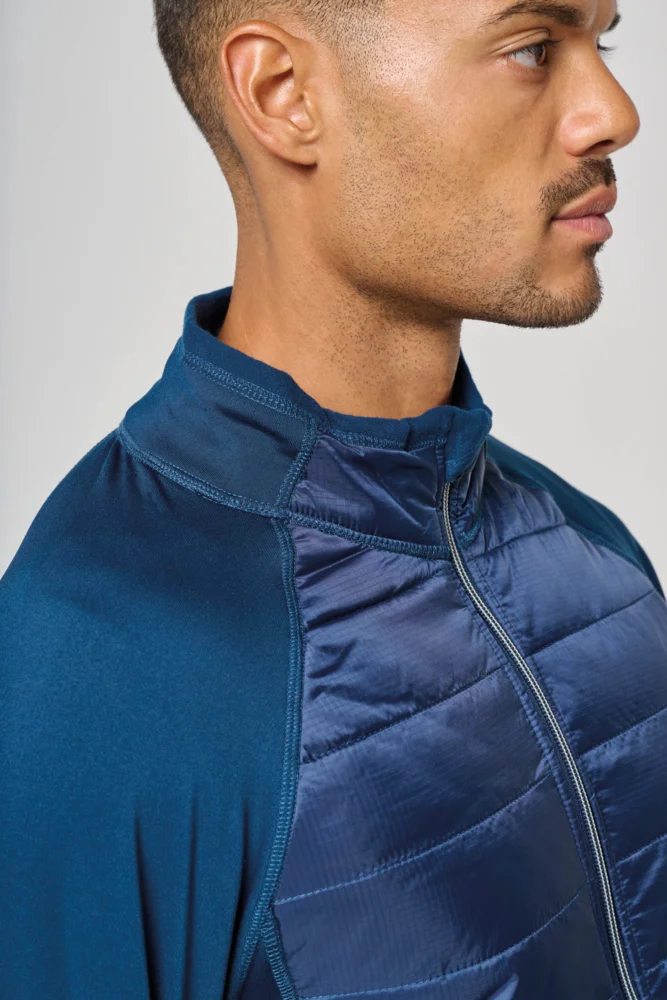 Sportliche Hybrid Stretch Jacke