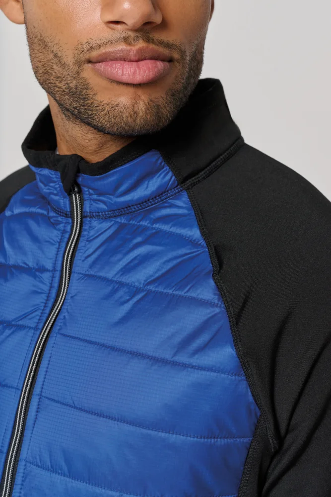 Sportliche Hybrid Stretch Jacke