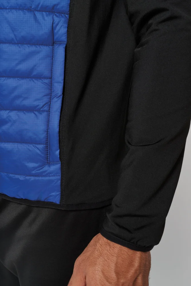Sportliche Hybrid Stretch Jacke