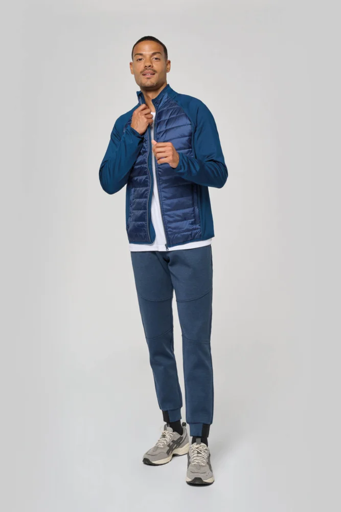 Sportliche Hybrid Stretch Jacke
