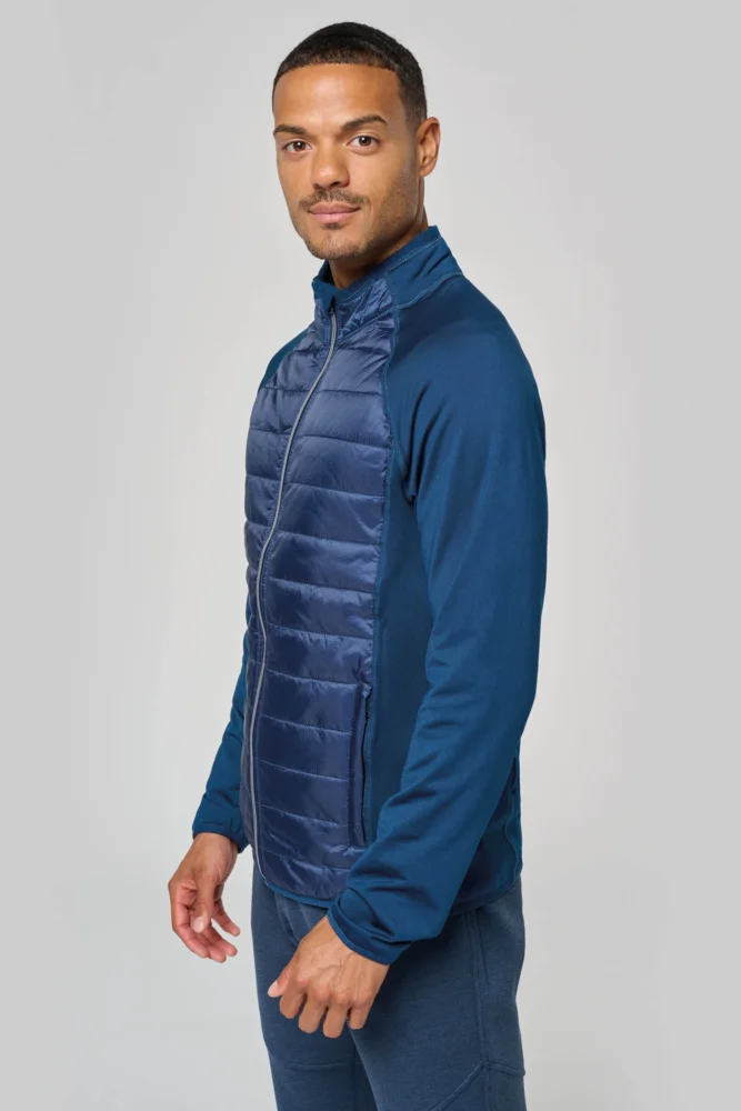 Sportliche Hybrid Stretch Jacke