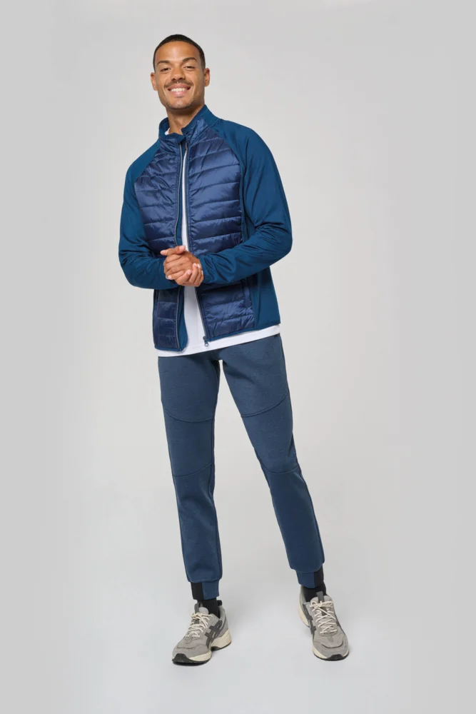 Sportliche Hybrid Stretch Jacke