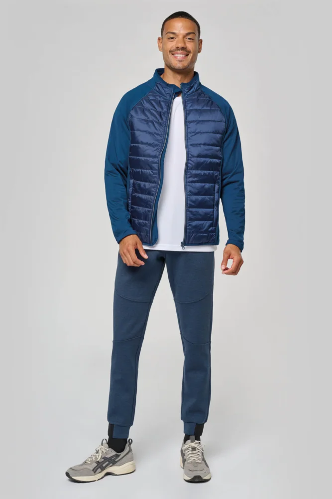 Sportliche Hybrid Stretch Jacke
