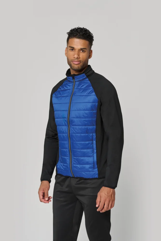 Sportliche Hybrid Stretch Jacke
