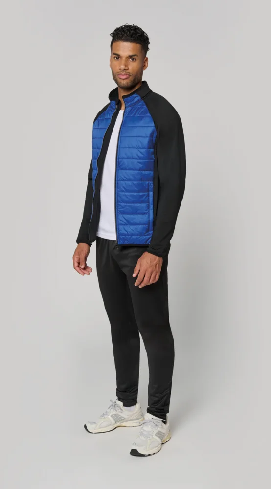 Sportliche Hybrid Stretch Jacke