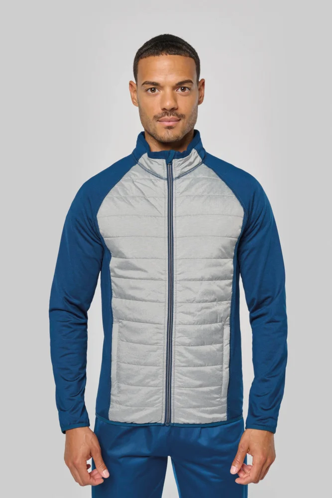 Sportliche Hybrid Stretch Jacke