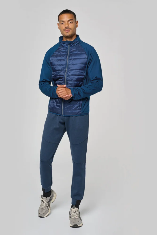 Sportliche Hybrid Stretch Jacke