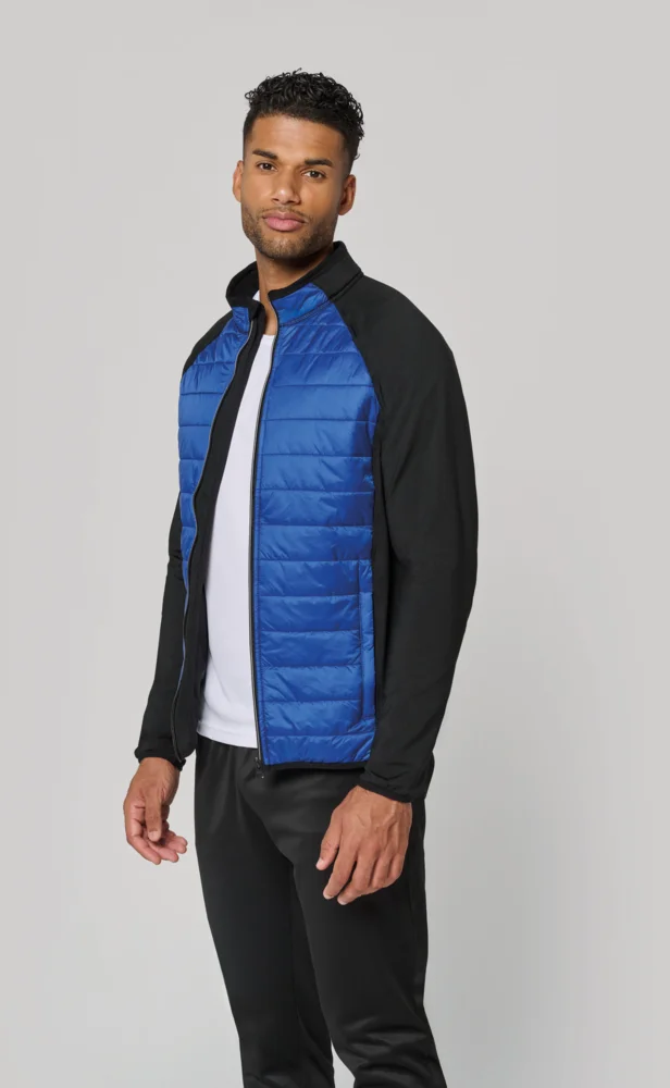 Sportliche Hybrid Stretch Jacke
