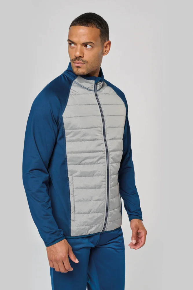 Sportliche Hybrid Stretch Jacke