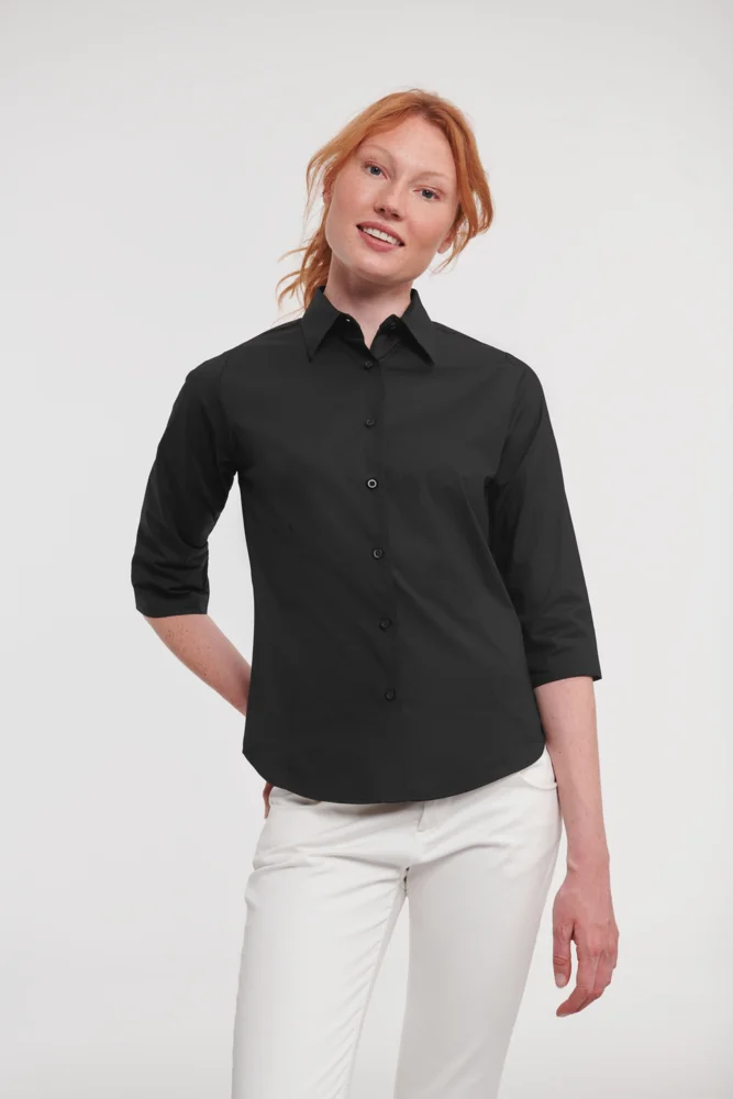 Stretch Bluse 3/4 Arm