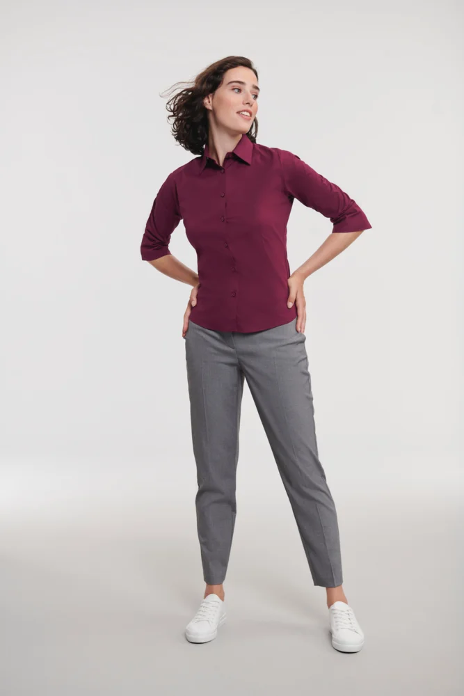 Stretch Bluse 3/4 Arm
