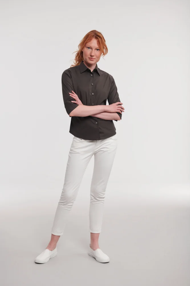 Stretch Bluse 3/4 Arm
