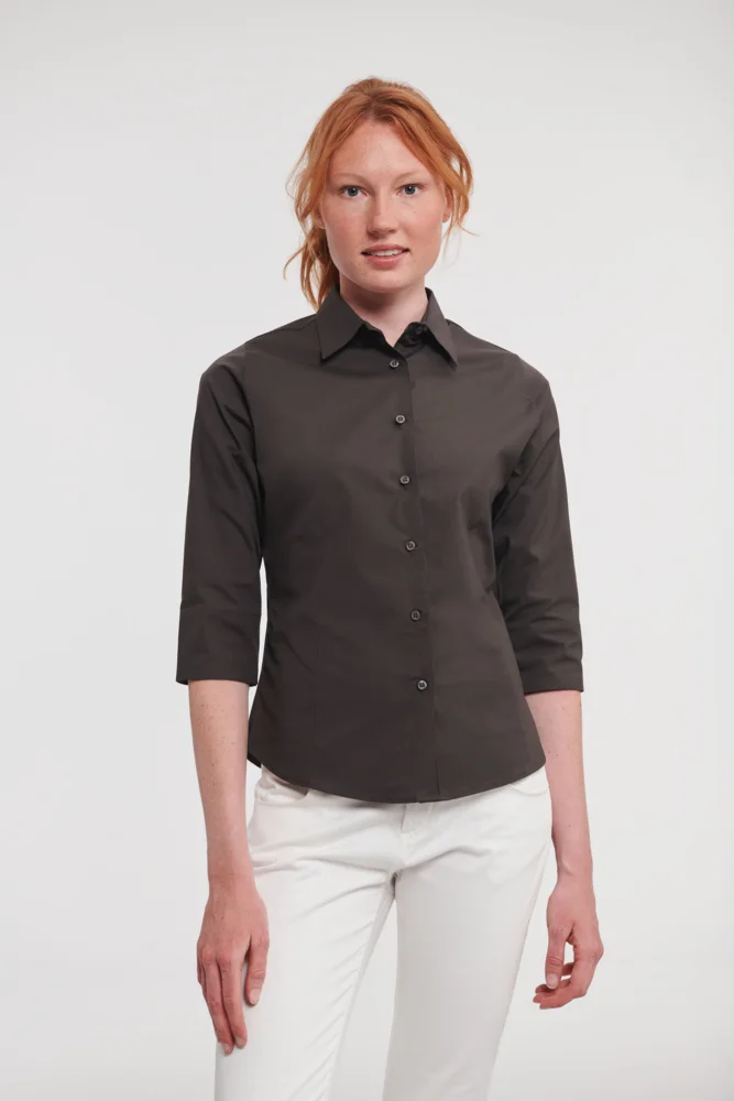 Stretch Bluse 3/4 Arm