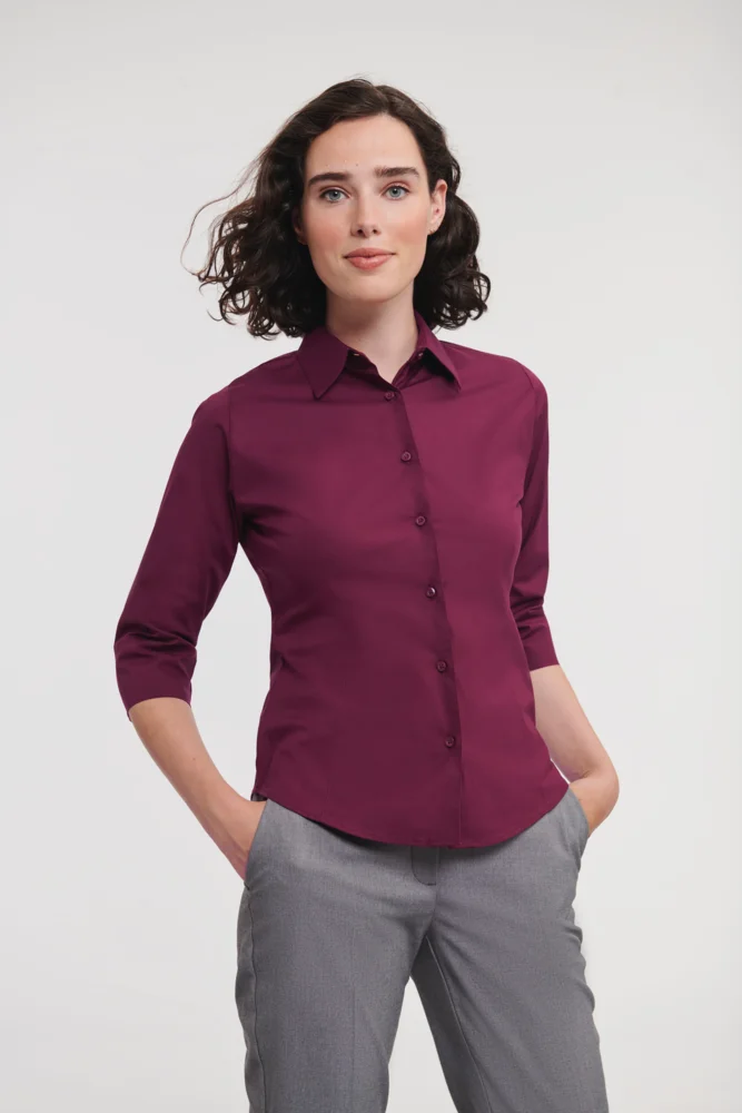 Stretch Bluse 3/4 Arm