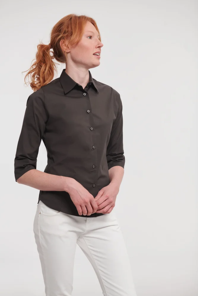 Stretch Bluse 3/4 Arm
