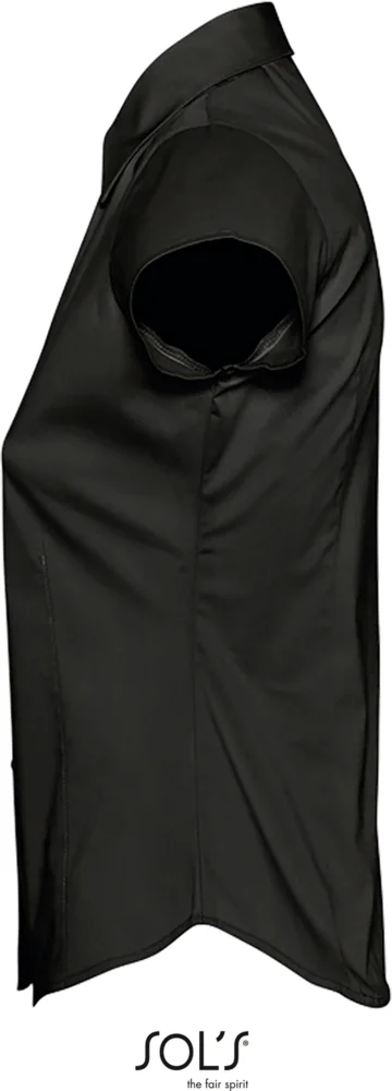 Stretch Bluse kurzarm