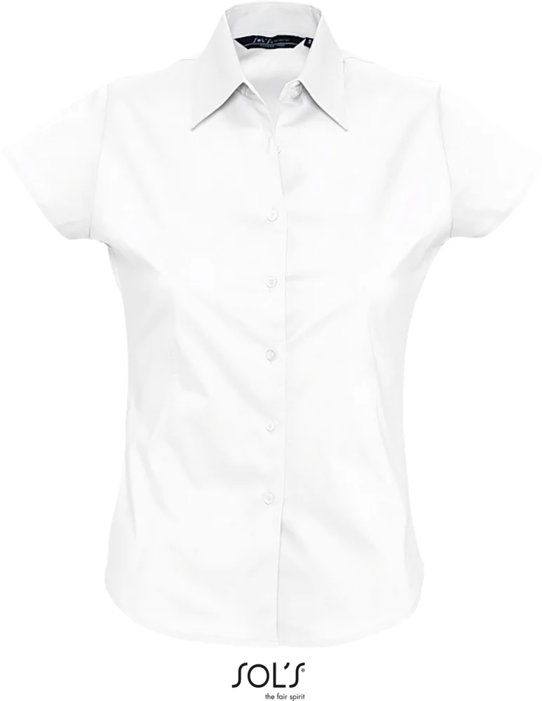 Stretch Bluse kurzarm