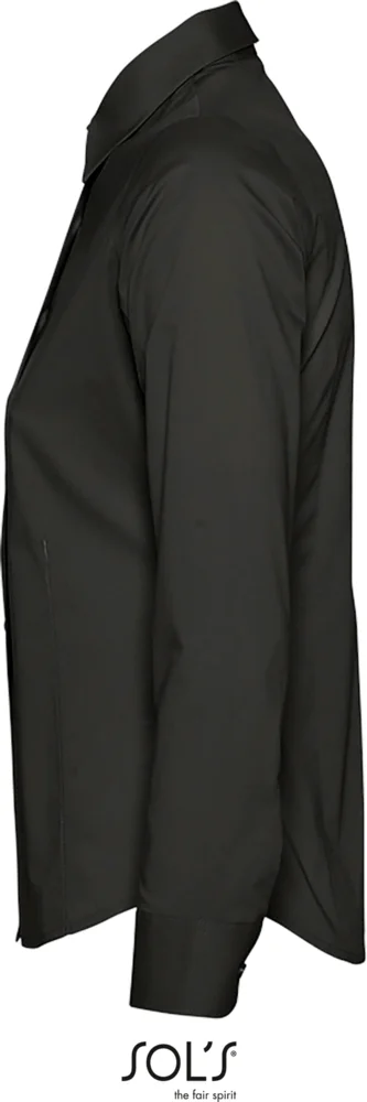 Stretch Bluse langarm