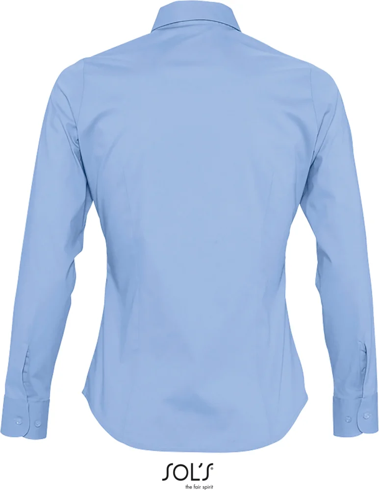 Stretch Bluse langarm