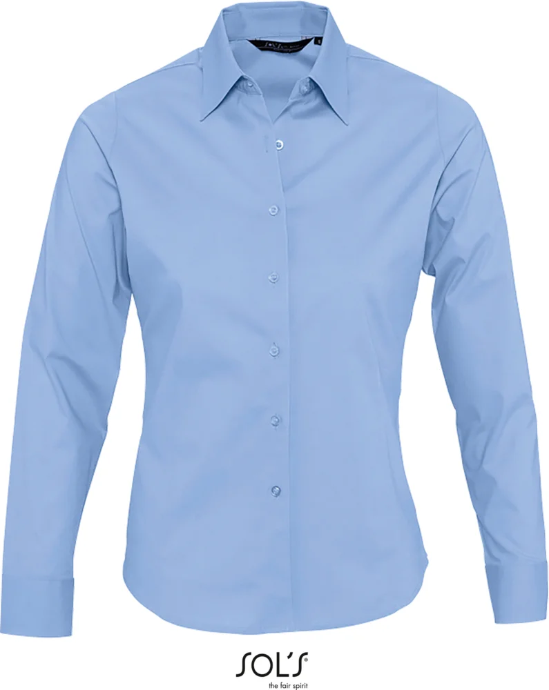 Stretch Bluse langarm