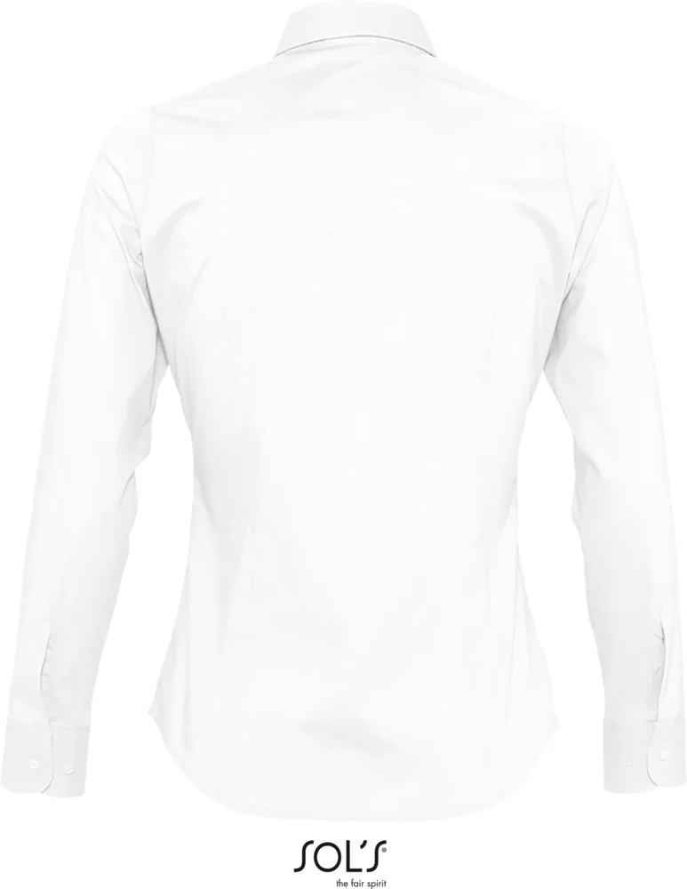Stretch Bluse langarm