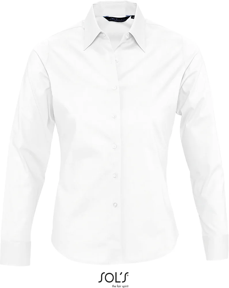 Stretch Bluse langarm