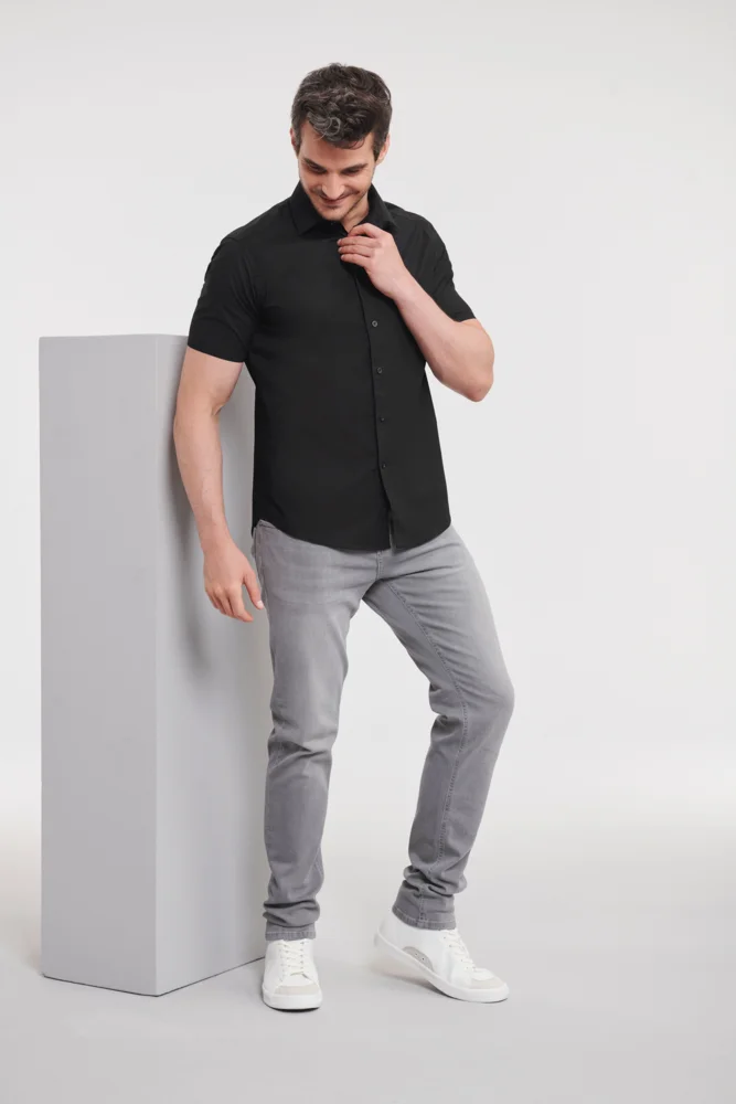 Stretch Hemd kurzarm