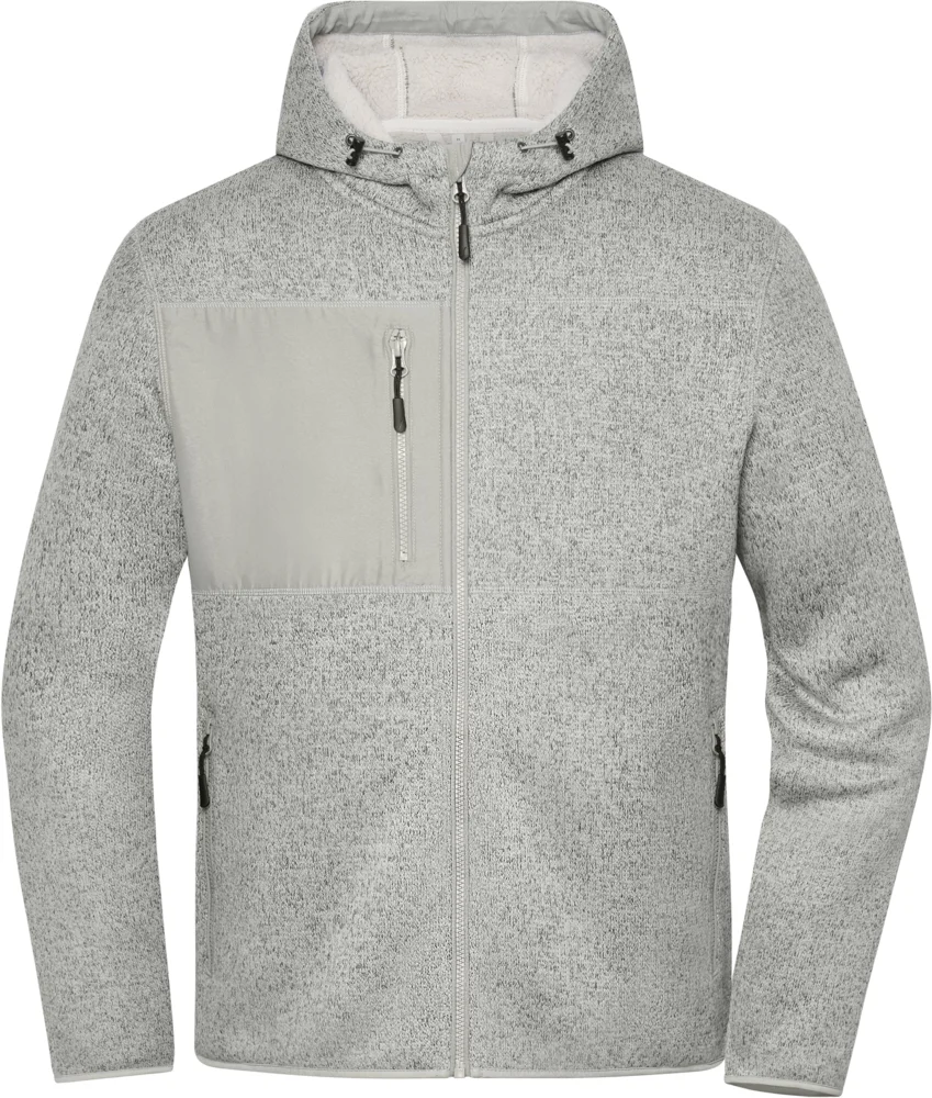 Strickfleece Jacke