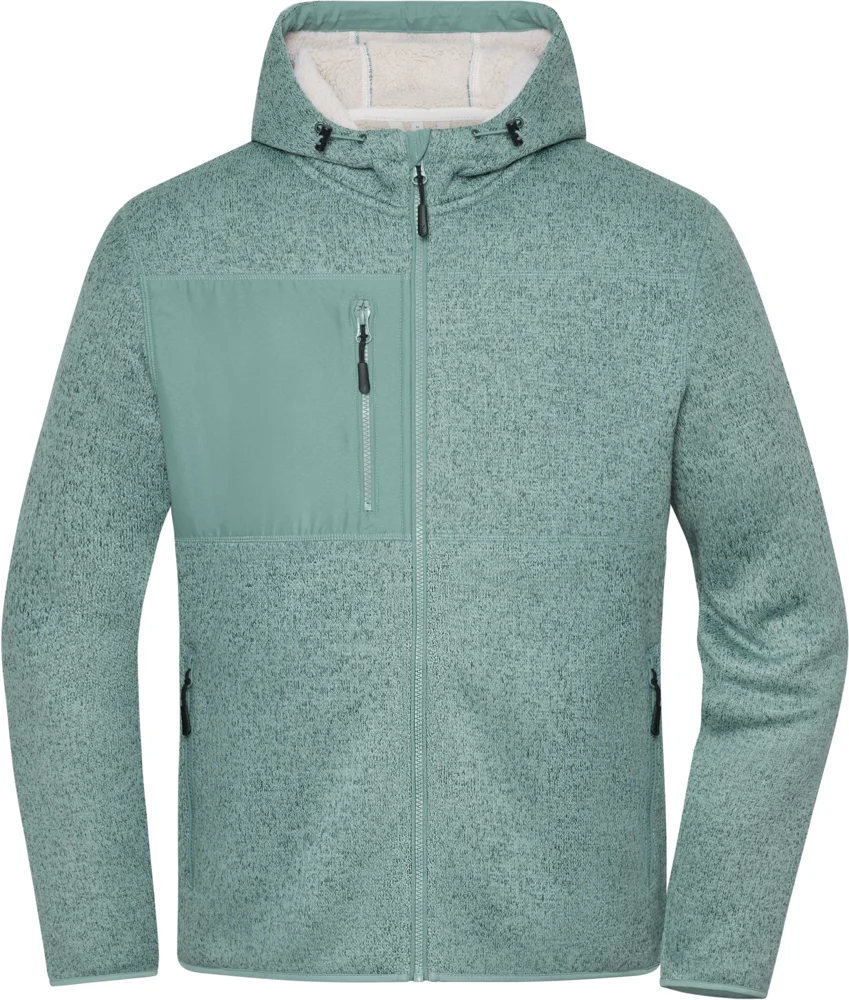 Strickfleece Jacke
