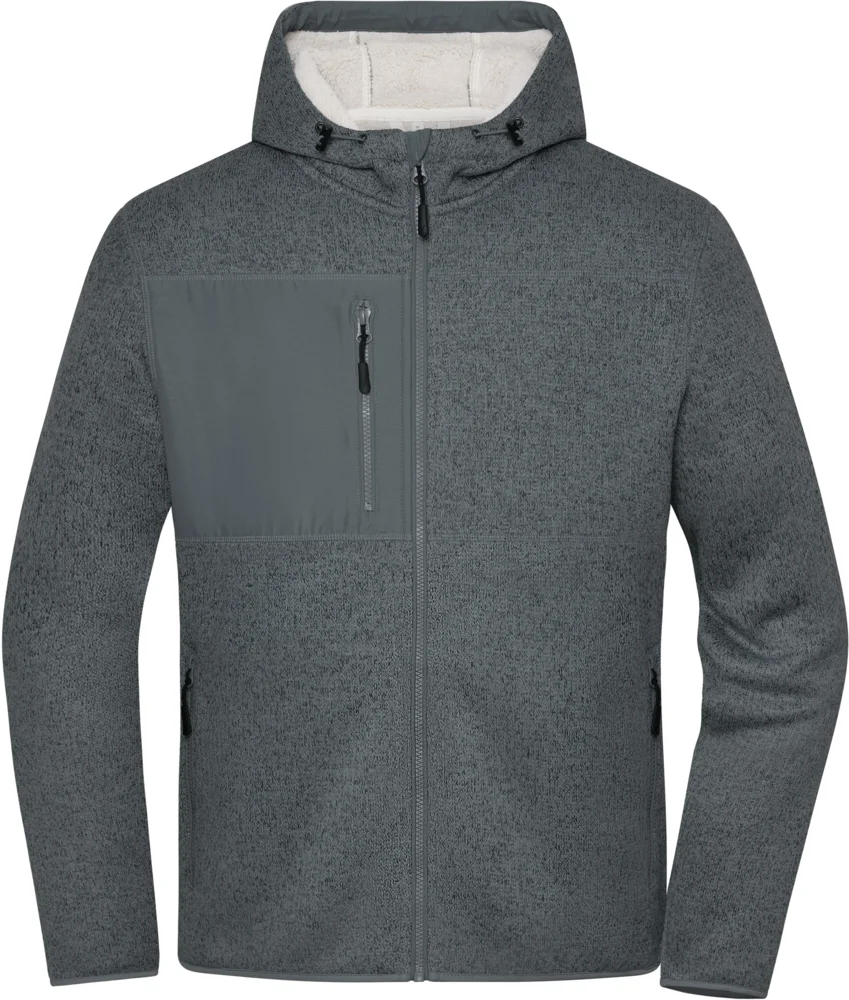 Strickfleece Jacke