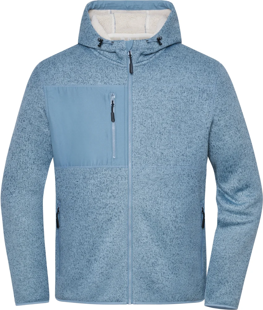 Strickfleece Jacke