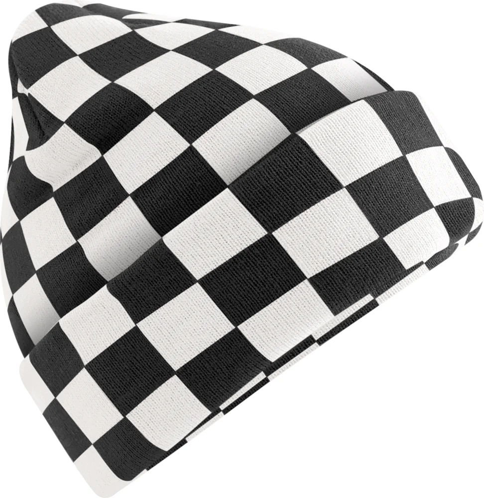 Knitted Hat "Checkerboard"