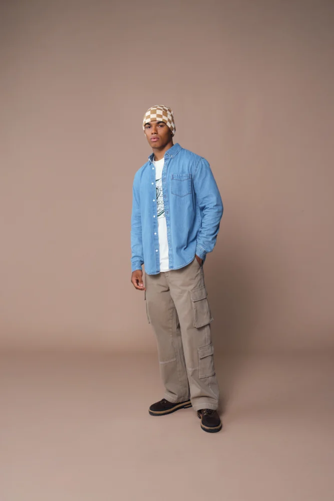 Knitted Hat "Checkerboard"