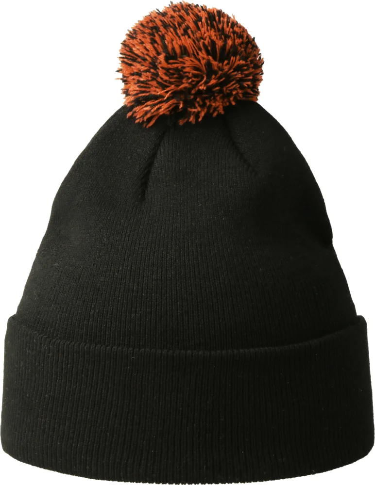 Strickmütze mit Pompon