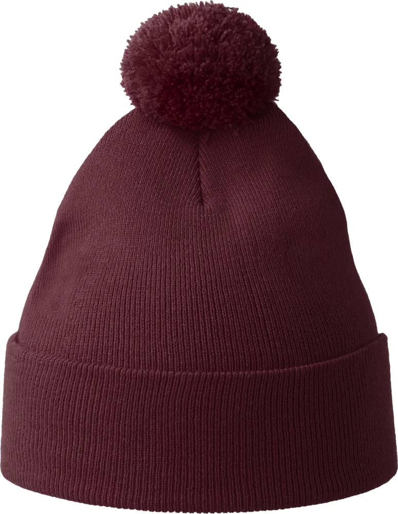 Strickmütze mit Pompon