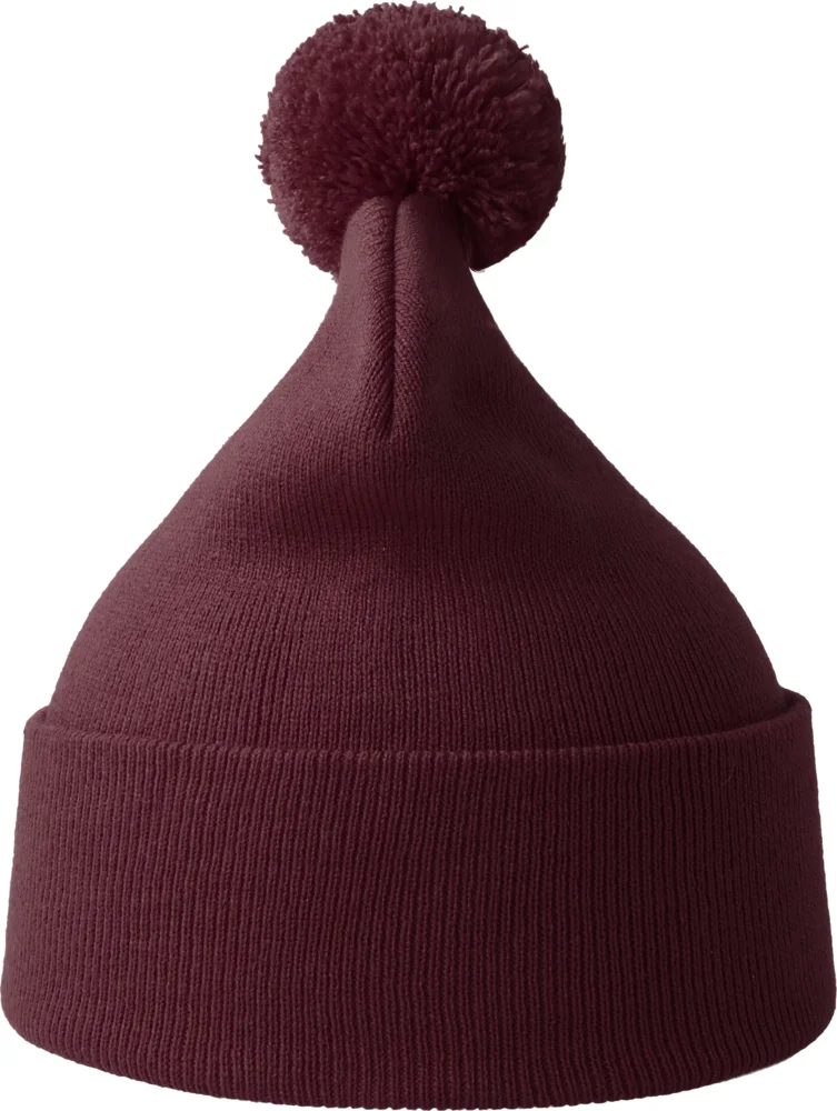 Strickmütze mit Pompon