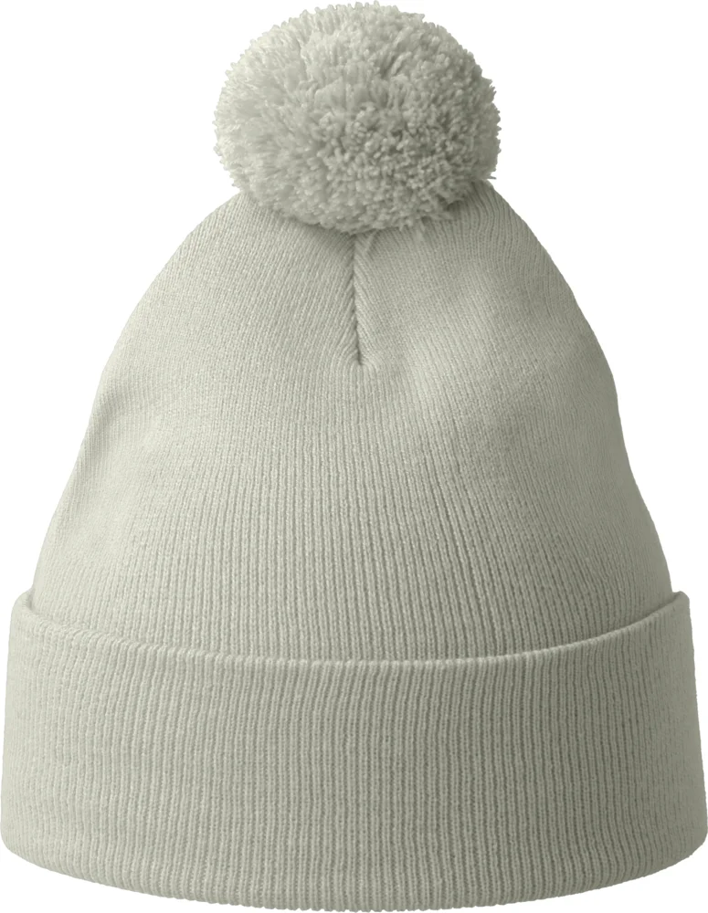 Strickmütze mit Pompon
